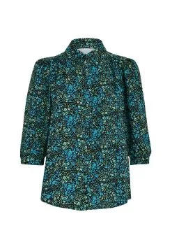 Minus Belia- Overhemdblouse - Bright Lime Print -Minus Winkel 93de4e3f372742ae850584fd774a80fc