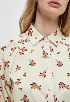 Minus Jena- Overhemdblouse - Broken White Flower Print -Minus Winkel 94bab94accd445e69e4b7e7c1640e66b