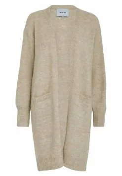 Minus Dita- Vest - Sand Gray Melange -Minus Winkel 94d523ce75004242adb16776998e2563