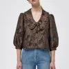 Minus Overhemdblouse - Brown