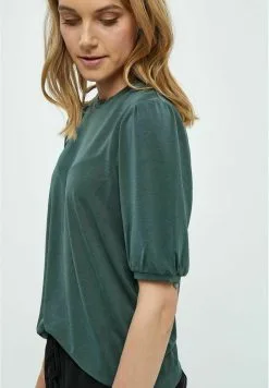 Minus Darsy Puff Sleeve - T-Shirt Basic - Jungle Green -Minus Winkel 9661bb19b3f14d5f8f8079374633aef8