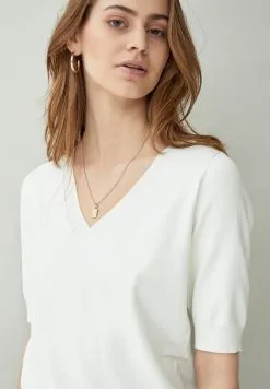 Minus Milla - T-Shirt Basic - Broken White -Minus Winkel 9883916e48db440d9a7431d6c57a4833