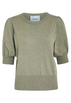 Minus Liva - T-Shirt Basic - Wood Smoke Melange -Minus Winkel 98e4b62c105b4112989edc47ad426ed0