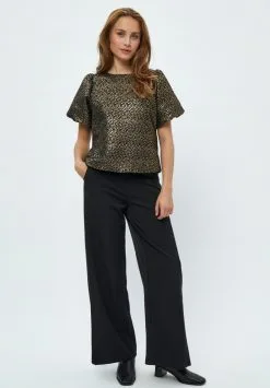 Minus Gabrianna - Blouse - Black/Gold -Minus Winkel 999e6e9bcf6d428abc1f41a07e1527d4