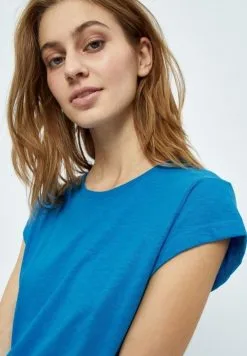 Minus Leti Tee - T-Shirt Basic - Ocean Blue -Minus Winkel 99b5d9fd78664138b799c60c9a6a3ad2