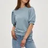 Minus Mika - T-Shirt Basic - Dusty Blue