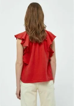 Minus Hemma- Blouse - Lollipop Red -Minus Winkel 9eee773bb19e423e9d3ceae9120da3cf