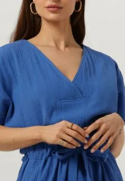 Minus Hemma Midi - Jurk - Blauw Wit Gestreept -Minus Winkel 9f033258e850416c9e8495dd000c0c56