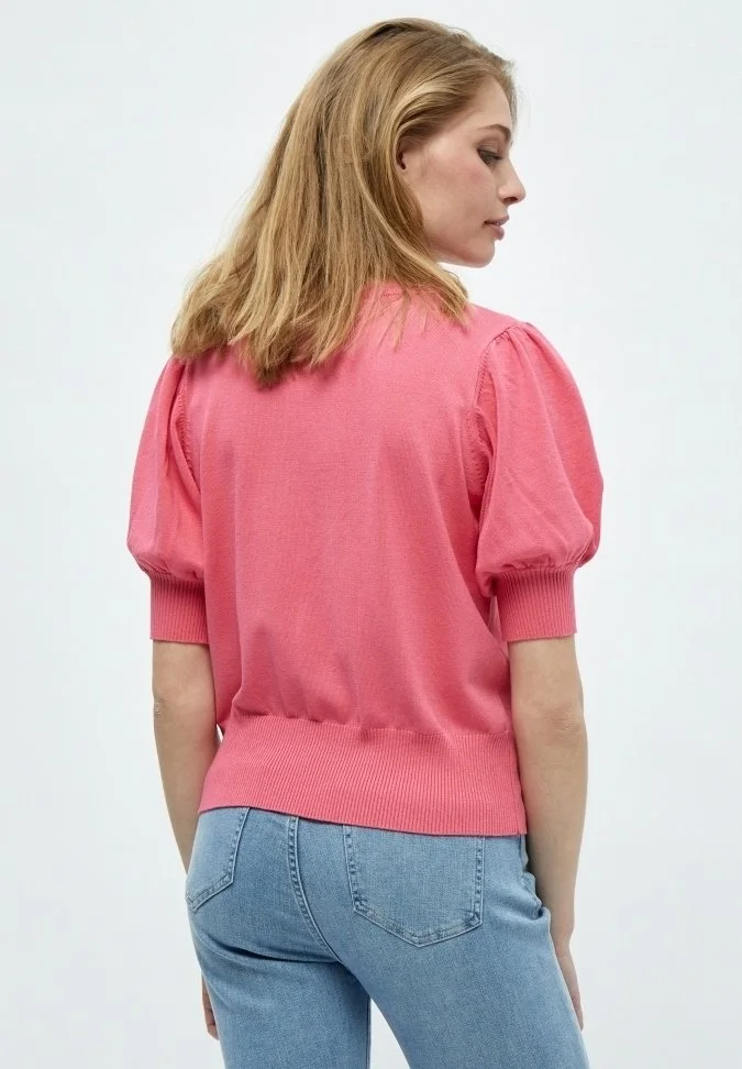 Minus Liva - T-Shirt Basic - Pink Flamingo 5 Minus Liva - T-Shirt Basic - Pink Flamingo - Afbeelding 3