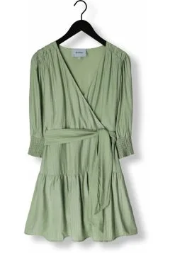 Minus Salmia Short 3/4 - Jurk - Groen -Minus Winkel a1ce046dc42f45fa9098c6c8566d6378