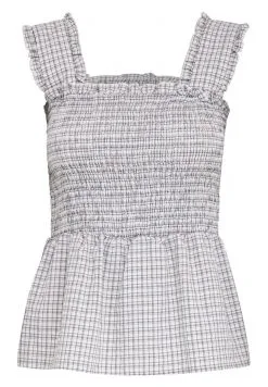 Minus Blouse - White Checked -Minus Winkel a2114ac1f26449249b8a1df500bfcdce