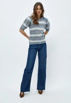 Minus Misja- T-Shirt Print - Royal Blue Striped -Minus Winkel a3d849890a21491a818c7d63ee77c96b