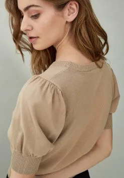 Minus Liva - T-Shirt Basic - Sand -Minus Winkel a4eee0746f54417a882eeca580fb6f2c