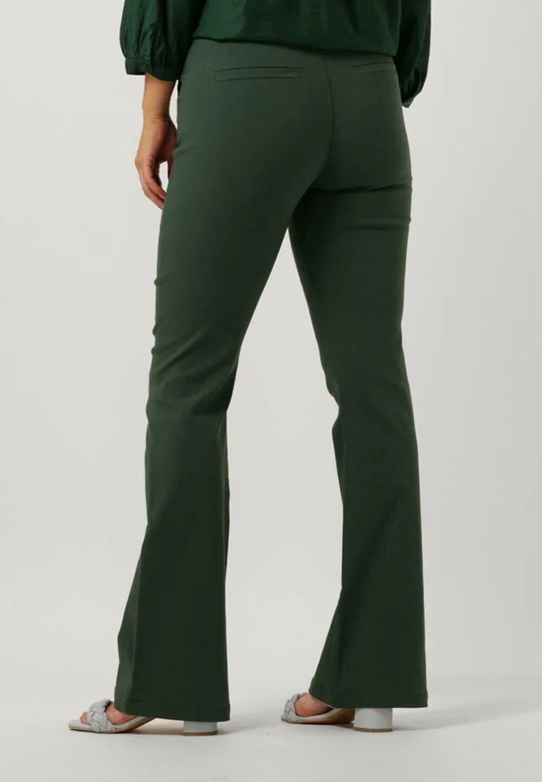 Minus Broeken Carma High Waisted Flared - Broek - Groen 4 Minus Broeken Carma High Waisted Flared - Broek - Groen - Afbeelding 2