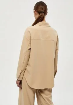 Minus Nagina- Overhemdblouse - Warm Sand -Minus Winkel a6d64464210b4ed7a08e40a85700ab3f