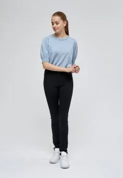 Minus Liva - T-Shirt Basic - Dusty Blue Melange -Minus Winkel a7031e77c38848ddb5786e0a06057a82