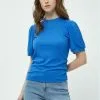 Minus Johanna- T-Shirt Basic - Regatta Blue