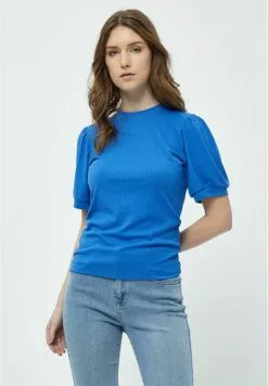 Minus Johanna- T-Shirt Basic - Regatta Blue