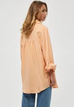 Minus Marly- Overhemdblouse - Apricot Tan -Minus Winkel a7676d156a3d40e4ae3e45349831e1f7