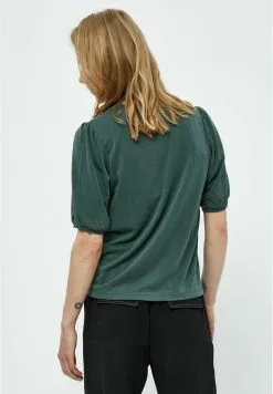 Minus Darsy Puff Sleeve - T-Shirt Basic - Jungle Green -Minus Winkel a8496866f286426681b318b31858c97c