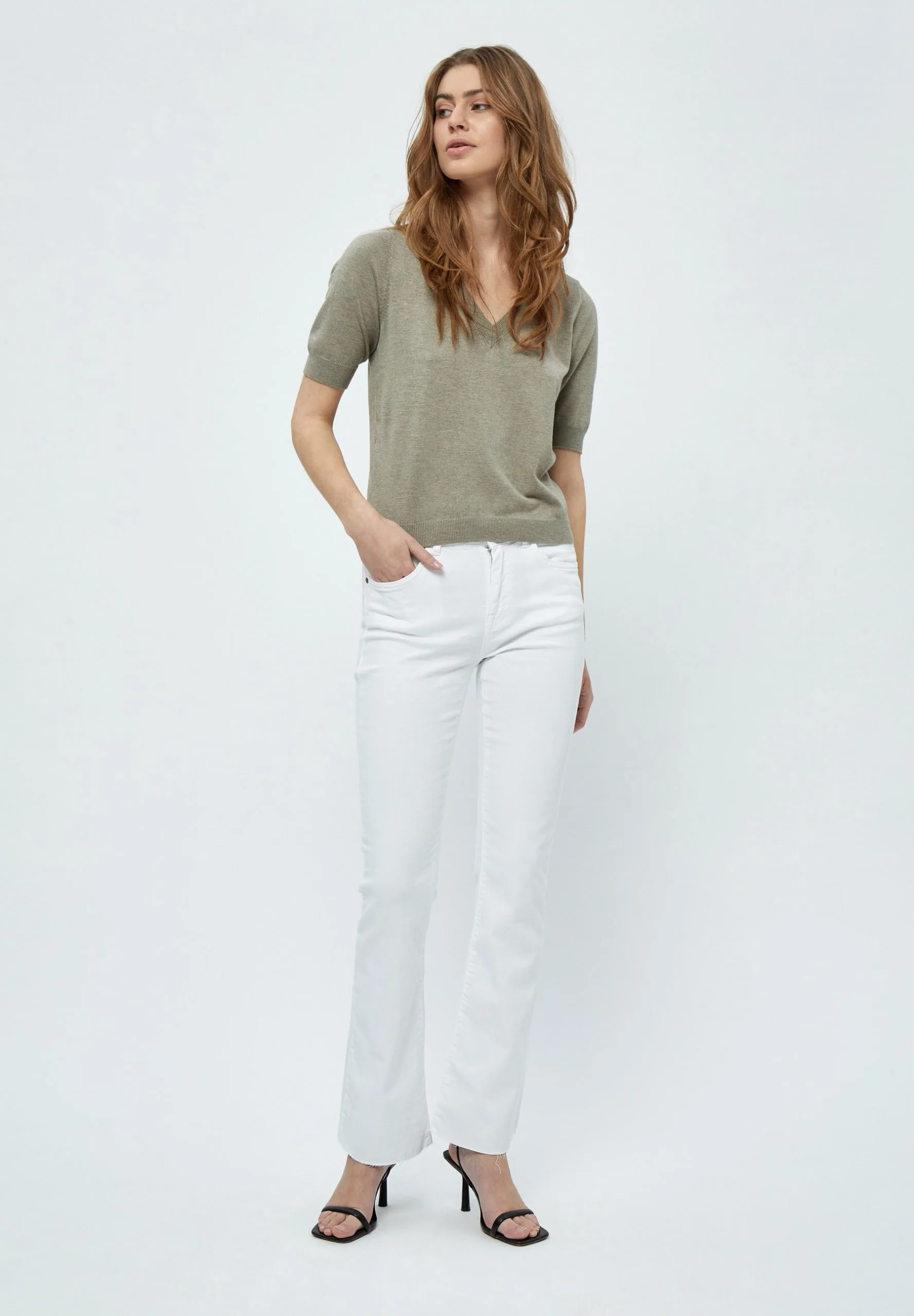 Minus New Enzo - Broek - White 4 Minus New Enzo - Broek - White - Afbeelding 2