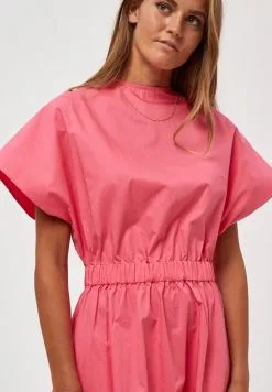 Minus Karlia- Jurk - Pink Flamingo -Minus Winkel a86308139bec42e289625931a5dc4296