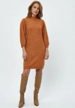 Minus Ditta - Gebreide Jurk - Desert Sand Melange