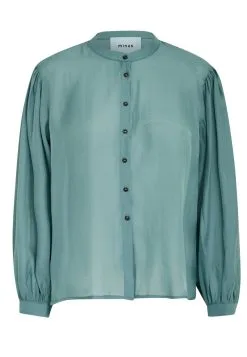 Minus Frilla - Overhemdblouse - Light Sea Mist -Minus Winkel a9fae67db70f42d0b0c70482660dc362