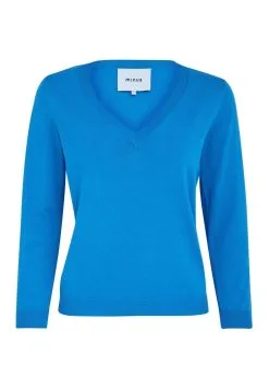 Minus Milla 3/4 Sleeve - Trui - Ocean Blue -Minus Winkel aa3e7d74f2e5431381bc1c79ae7f6d07