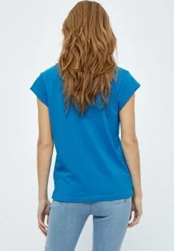 Minus Leti Tee - T-Shirt Basic - Ocean Blue -Minus Winkel aa6aaf2b9785499db4c993805019d695