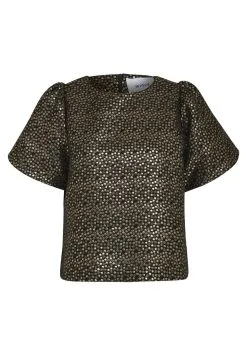 Minus Gabrianna - Blouse - Black/Gold -Minus Winkel aa96670ce8134ae7a2d3120a91a0eca6