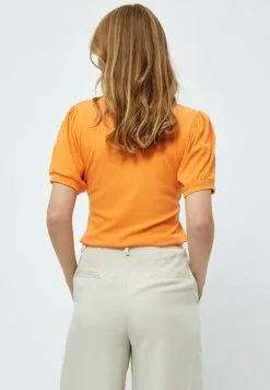 Minus Johanna- T-Shirt Basic - Orange Peel -Minus Winkel adea4c3b51854a22a1bd0f3d57fc45fd