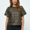 Minus Gabrianna - Blouse - Black/Gold