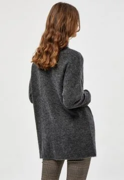 Minus Rosia Long - Vest - Dark Grey Melange -Minus Winkel b087cf9a53df48368d6a5469e71b444a