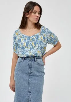 Minus Sarana - Blouse - Blue Heaven Print