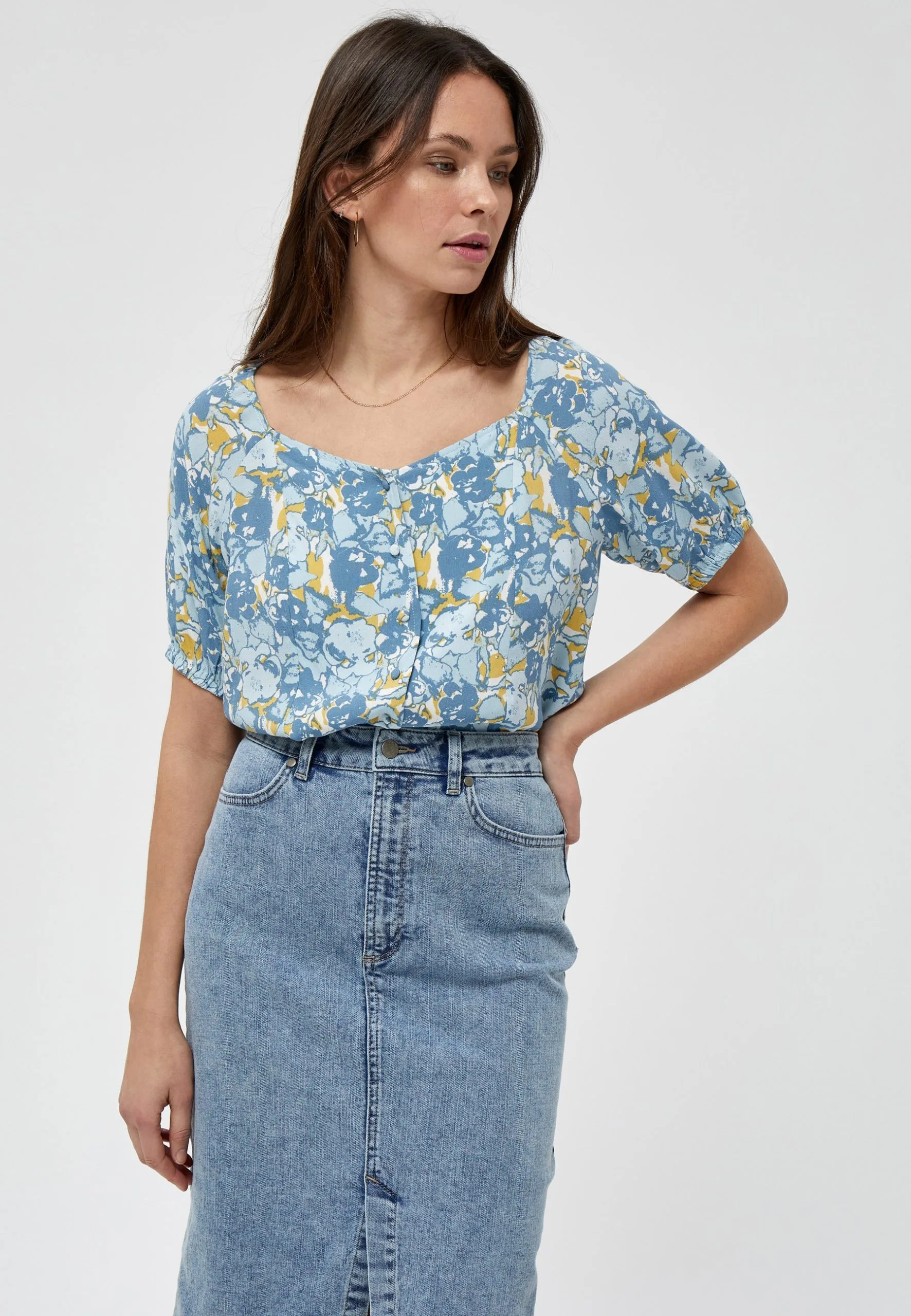 Minus Sarana - Blouse - Blue Heaven Print 3 Minus Sarana - Blouse - Blue Heaven Print