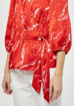 Minus Serena Grs Wrap - Blouse - Lava Red Graphic Print 10 Minus Serena Grs Wrap - Blouse - Lava Red Graphic Print -Minus Winkel b16792ce243a4158b7fa42b47dc52828