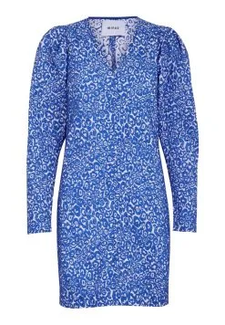 Minus Retia - Etui-Jurk - Royal Blue Leo -Minus Winkel b16a866773bc40d3bc2fb79b4149b36a