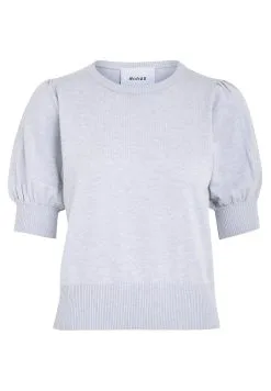 Minus Liva - T-Shirt Basic - Ibiza Blue Melange -Minus Winkel b35bfa0ce5bb4b5392e7073e44ee4bcd