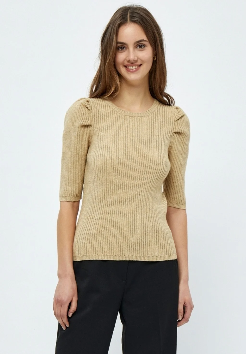 Minus Ava- T-Shirt Print - Wood Smoke 3 Minus Ava- T-Shirt Print - Wood Smoke