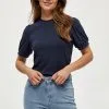 Minus Johanna- T-Shirt Basic - Dark Blue -Minus Winkel b4997a200aff420ea02d36a8b3aba690
