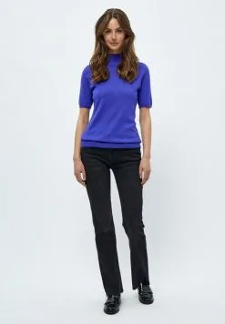 Minus Lima Roll Neck - T-Shirt Basic - Royal Blue -Minus Winkel bd7d8517112b42d6bba9c1a4bf428941