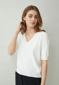 Minus Milla - T-Shirt Basic - Broken White -Minus Winkel be62fe9999c14210bc21ede82623b9ec