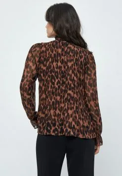 Minus Mia- Blouse - Brown Leo Print -Minus Winkel be7fbeef3c0f4ec9befe48d761a5331a