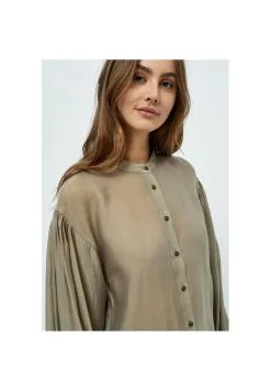 Minus Frilla - Overhemdblouse - Wood Smoke -Minus Winkel beee821fb48f4e7099d3f813970da803
