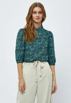 Minus Belia- Overhemdblouse - Bright Lime Print