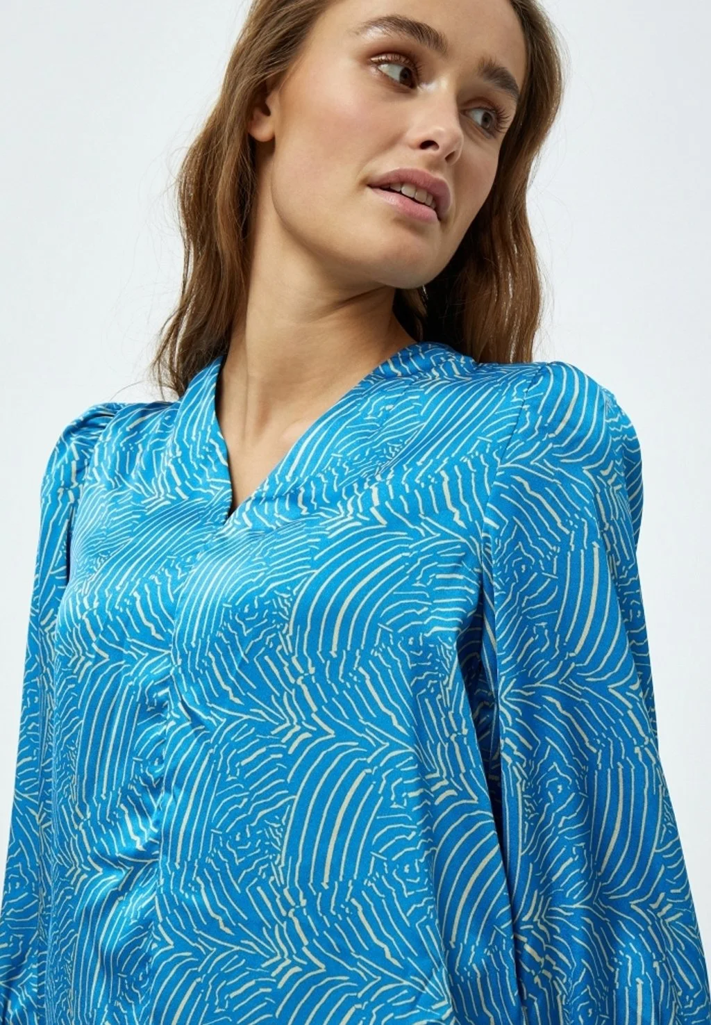 Minus Visala Grs - Blouse - Horizon Blue Print 7 Minus Visala Grs - Blouse - Horizon Blue Print - Afbeelding 5