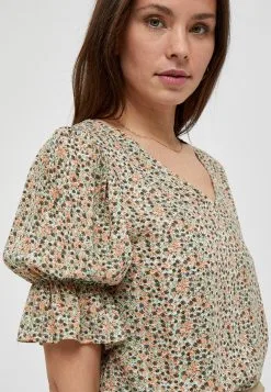 Minus Mina - Blouse - Matcha Flower Print -Minus Winkel c1f2835376c84d3aa2ad976e95811384