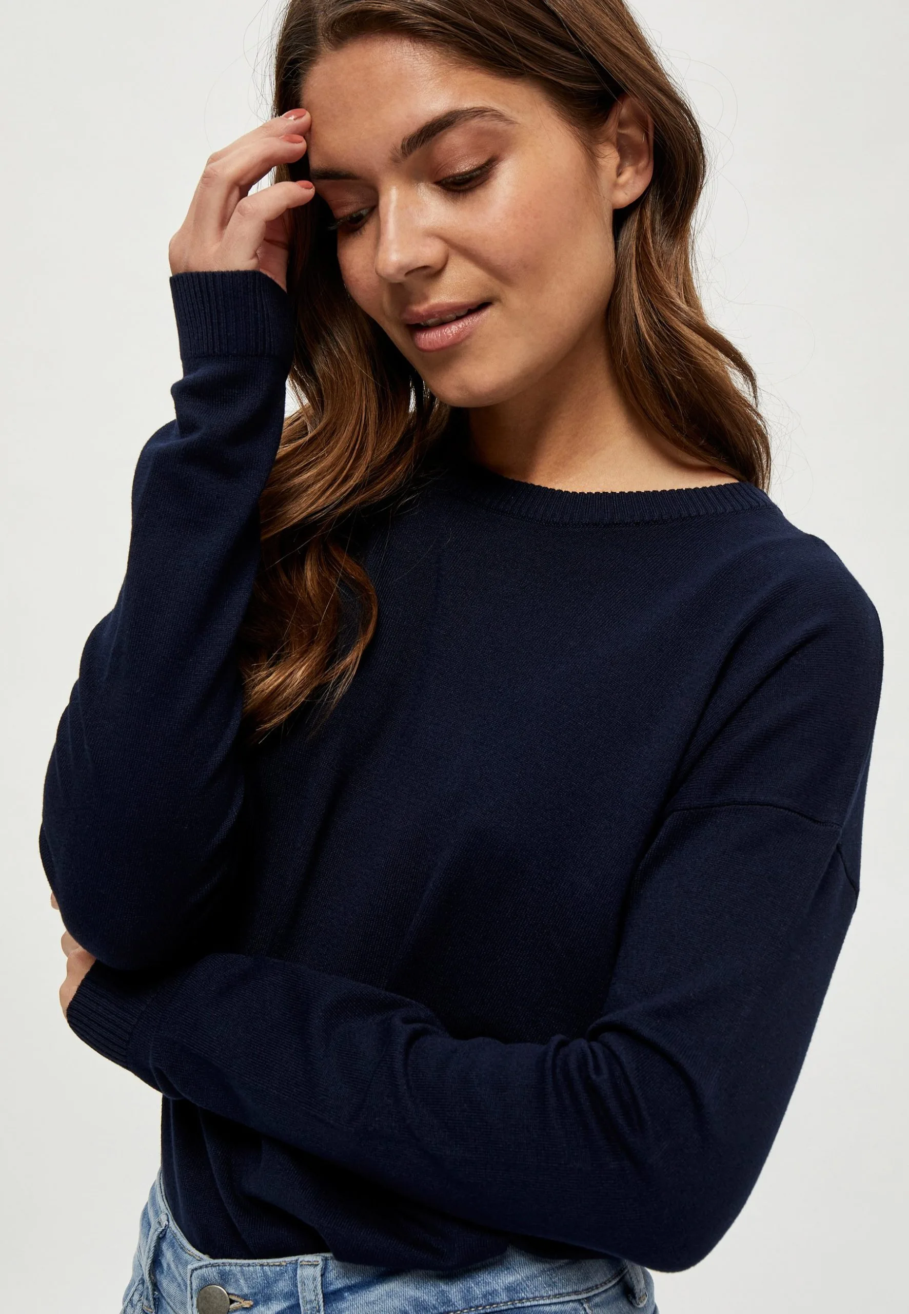 Minus Elne - Trui - Black Iris Solid 6 Minus Elne - Trui - Black Iris Solid - Afbeelding 4