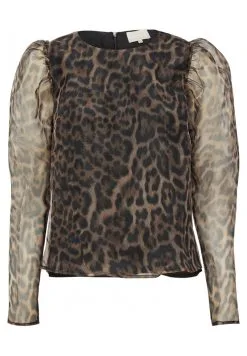 Minus Aria - Blouse - Dark Leo Print -Minus Winkel c34ad49edbbe4b46a9e7a8a752ec1d02